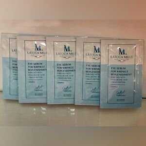 Latoua Mille Revive Glow Collagen Eye Firming Serum ~ 5 Travel Packs $550 Retail